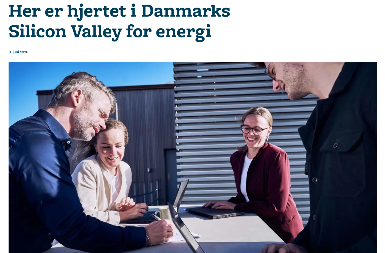 Forside Her Er Hjertet I Danmarks Silicon Valley For Energi
