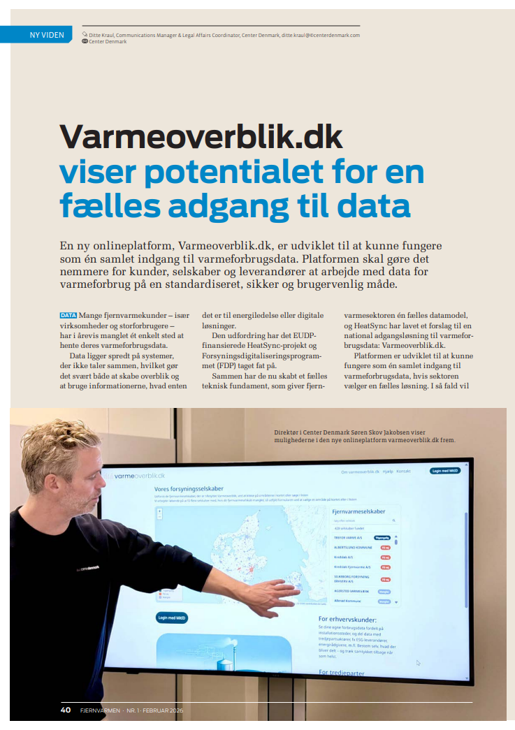 Forside Artikel Om Varmeoverblik.Dk Magasinet Fjernvarme