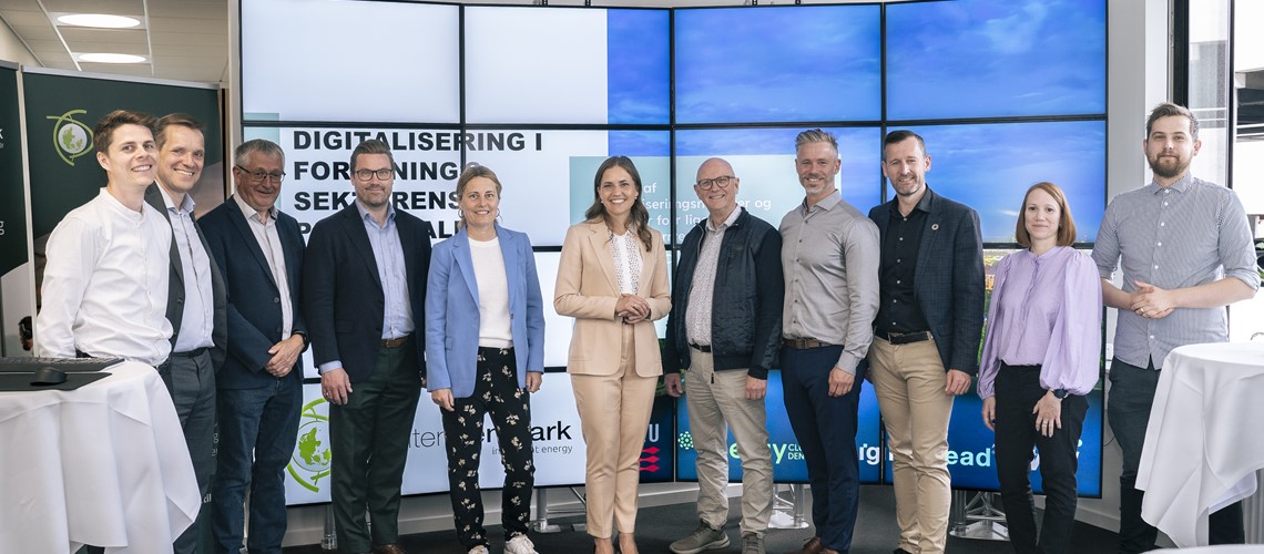 The Minister of Digitalization visits Center Denmark for a dialogue on the future of the digital utility sector